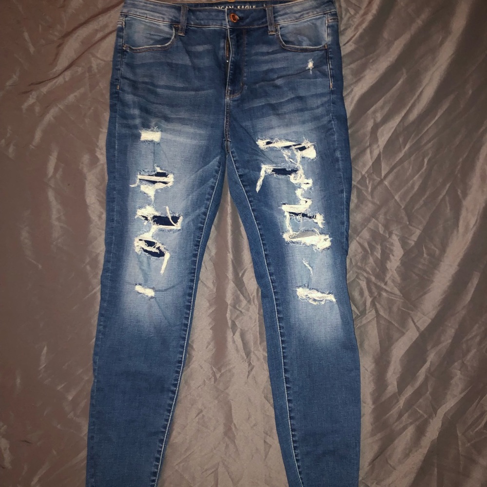 American Eagle High Rise Skinny Jeans/Jeggings